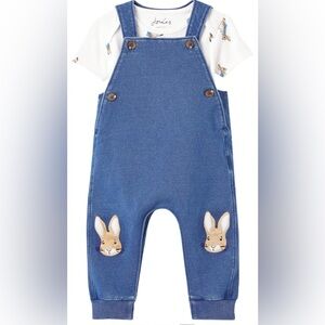 Joules Peter Rabbit Wilbur dungarees overalls bunny